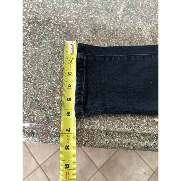 Democracy "Ab"solution Ab Technology Dark Wash tampered  Leg Jeans Womens 12 - Picture 10 of 11